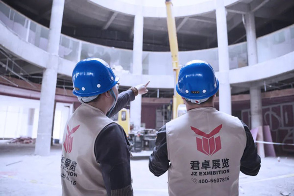 君卓展览|直击康业制药大厦施工现场，正式进入冲刺阶段！