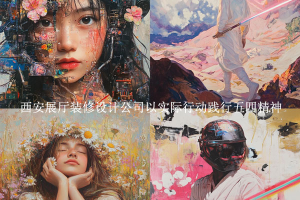 西安展厅装修设计公司开展五四青年节公益活动
