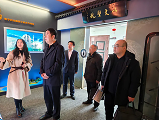 邯郸市商务局毛俊明等领导莅临君卓展览装饰（邯郸公司）调研指导工作